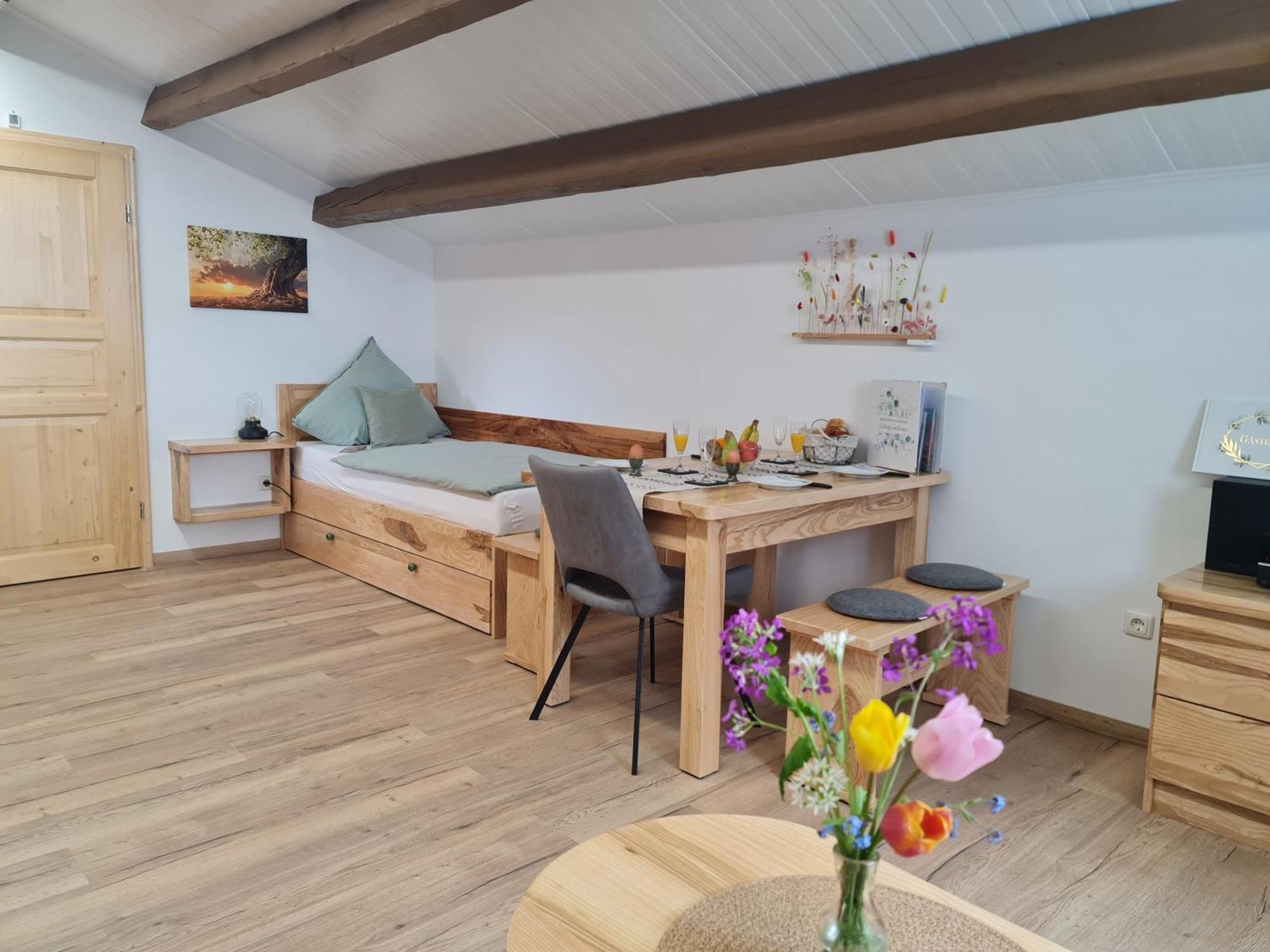 Ferienwohnung Wiesenhof Neuhof an der Zenn Exteriör bild