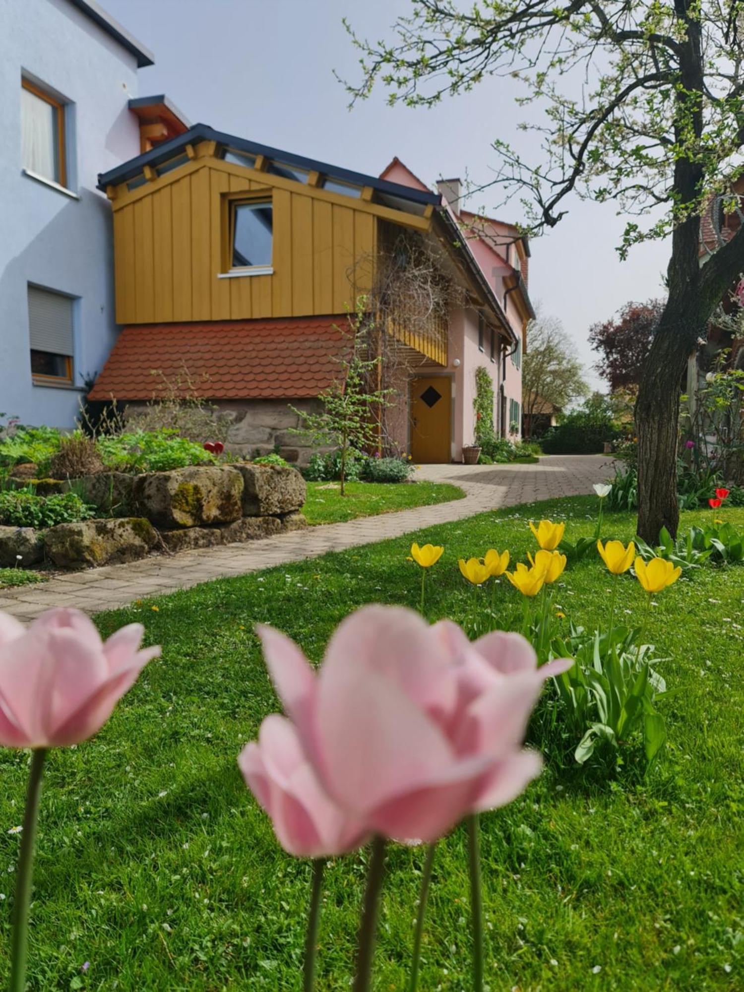 Ferienwohnung Wiesenhof Neuhof an der Zenn Exteriör bild